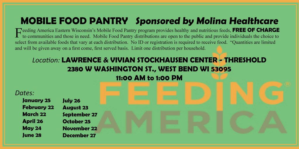Mark your calendar: Mobile Food Pantry in West Bend July 26