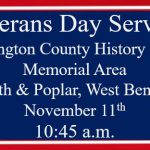 November 11 Veterans Day service