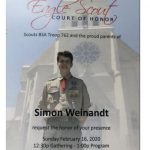 Eagle Scout Court of Honor