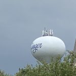 Slinger water tower