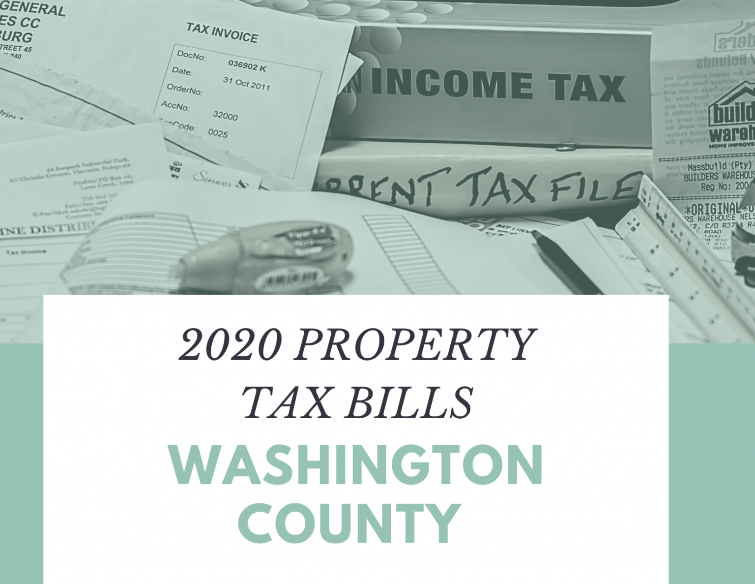 2020 property tax statements online for much of Washington County
