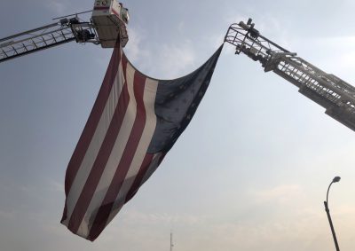 flag , 9/11 fire