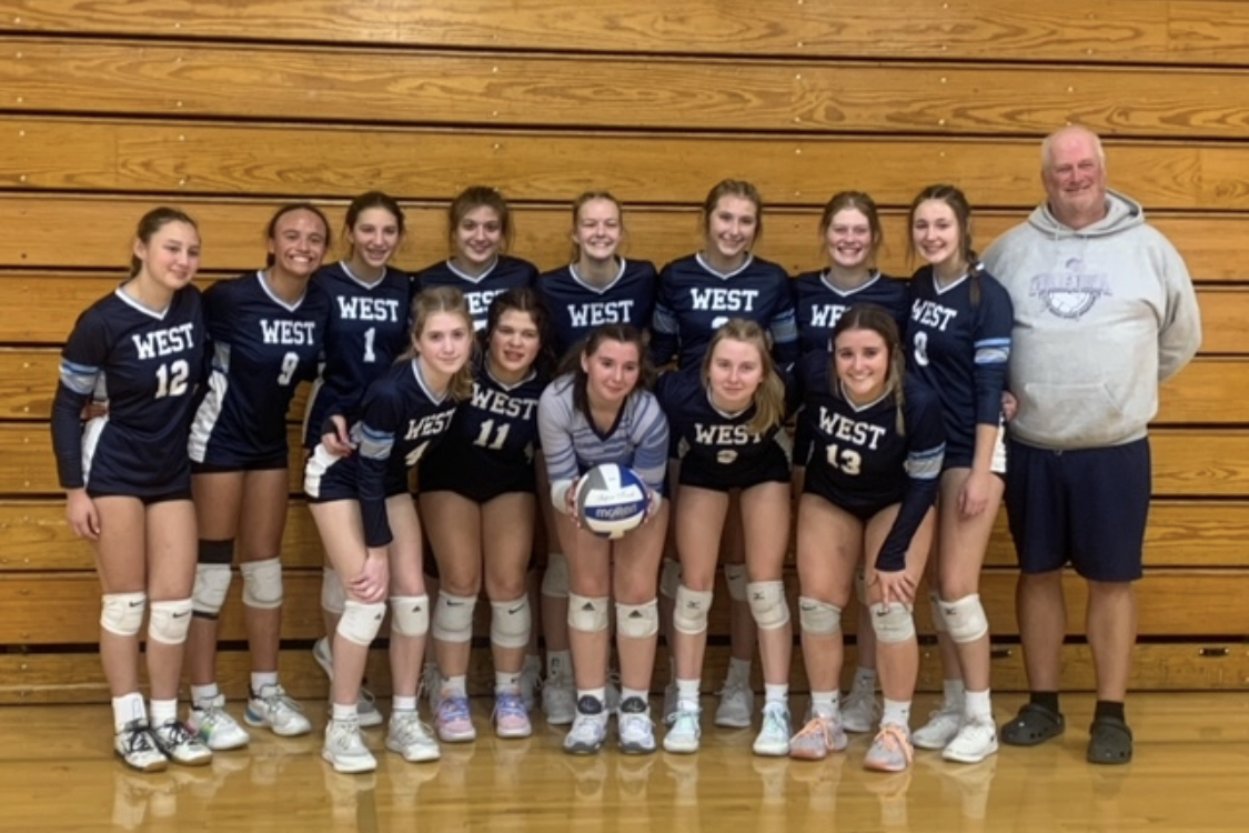 West Bend West JV1 Volleyball team wins the North Shore Conference